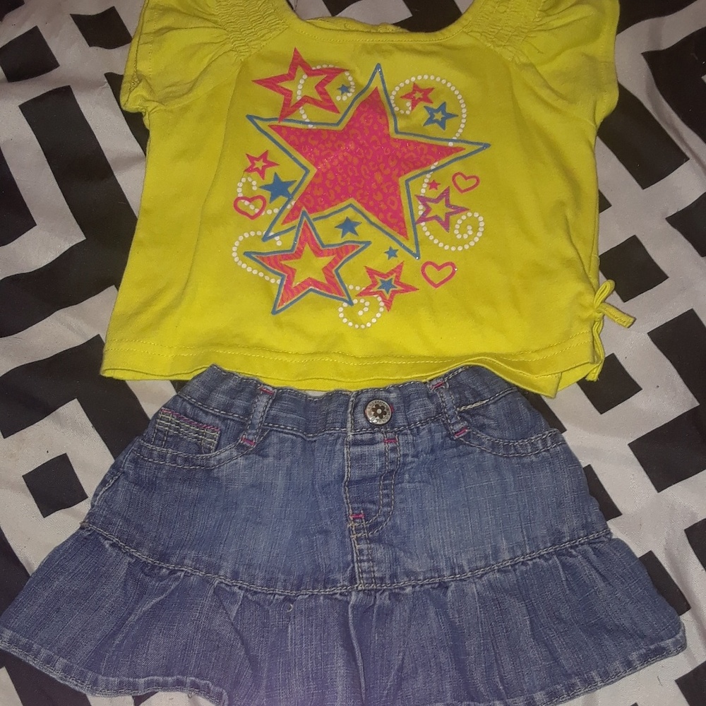 Shirt and skirt